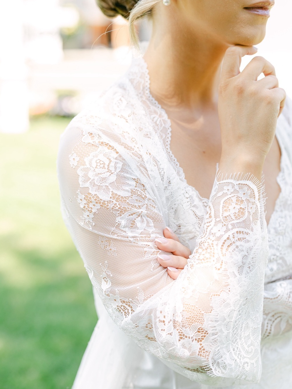 Marry Me Lace Robe - In Bloom by Jonquil - Picture 4 of 16